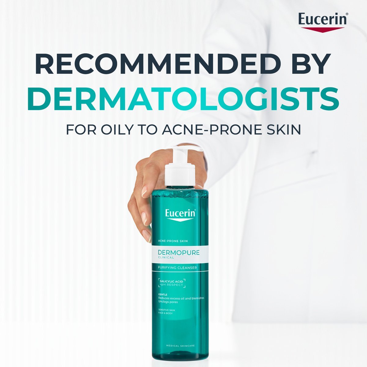 Eucerin DERMOPURE Clinical Purifying Cleansing Gel 400ml