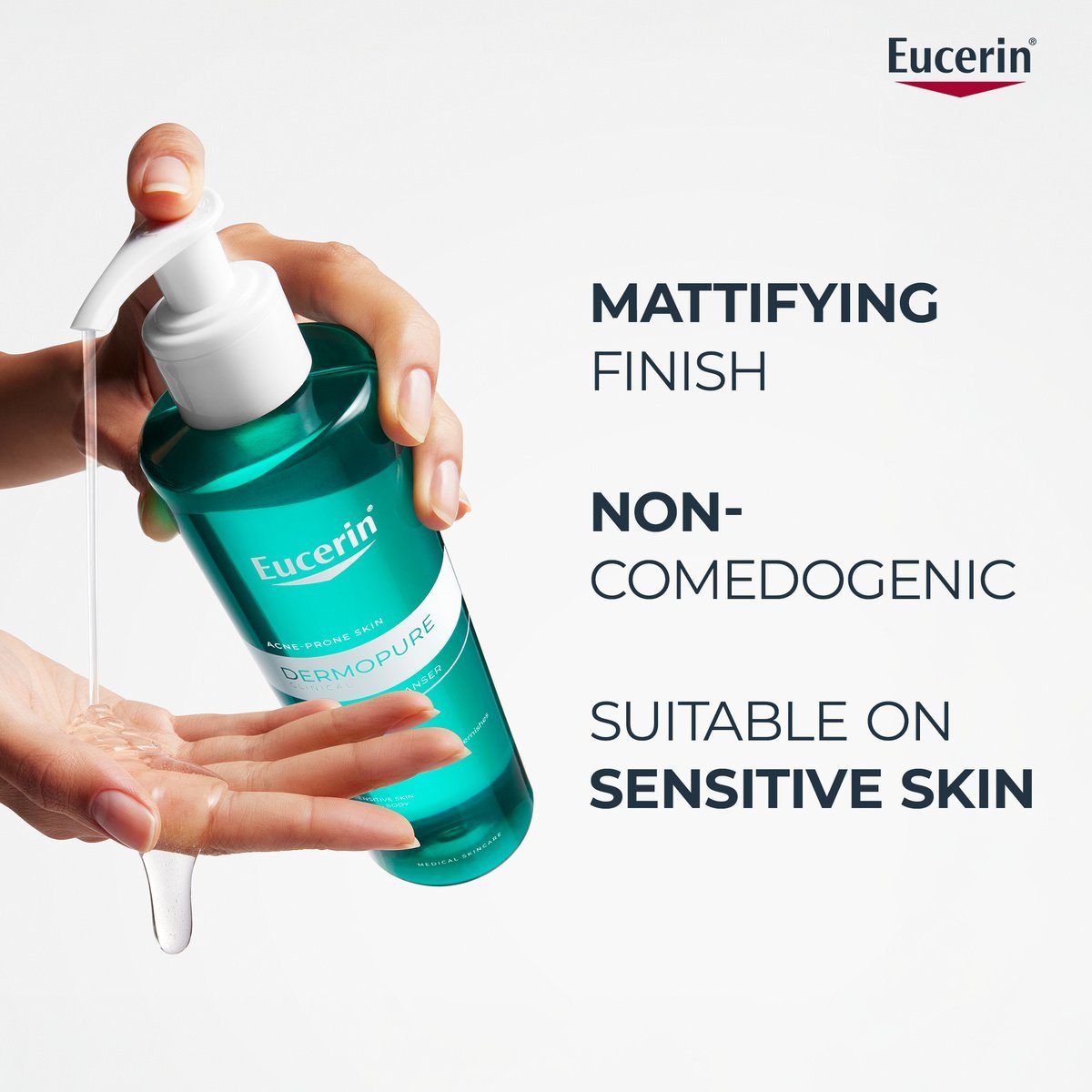 Eucerin DERMOPURE Clinical Purifying Cleansing Gel 400ml