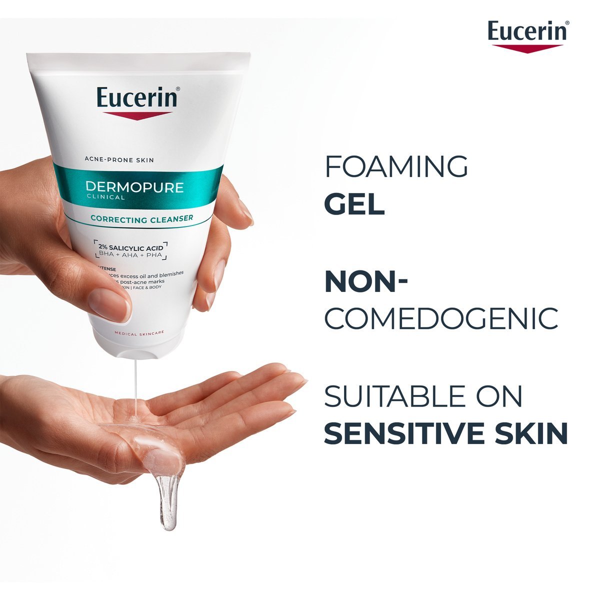 Eucerin DERMOPURE Clinical Correcting Cleanser Gel 150ml