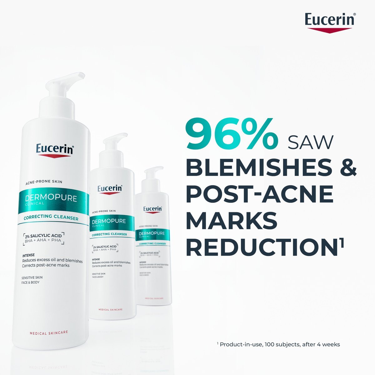 Eucerin DERMOPURE Clinical Correcting Cleanser Gel 400ml