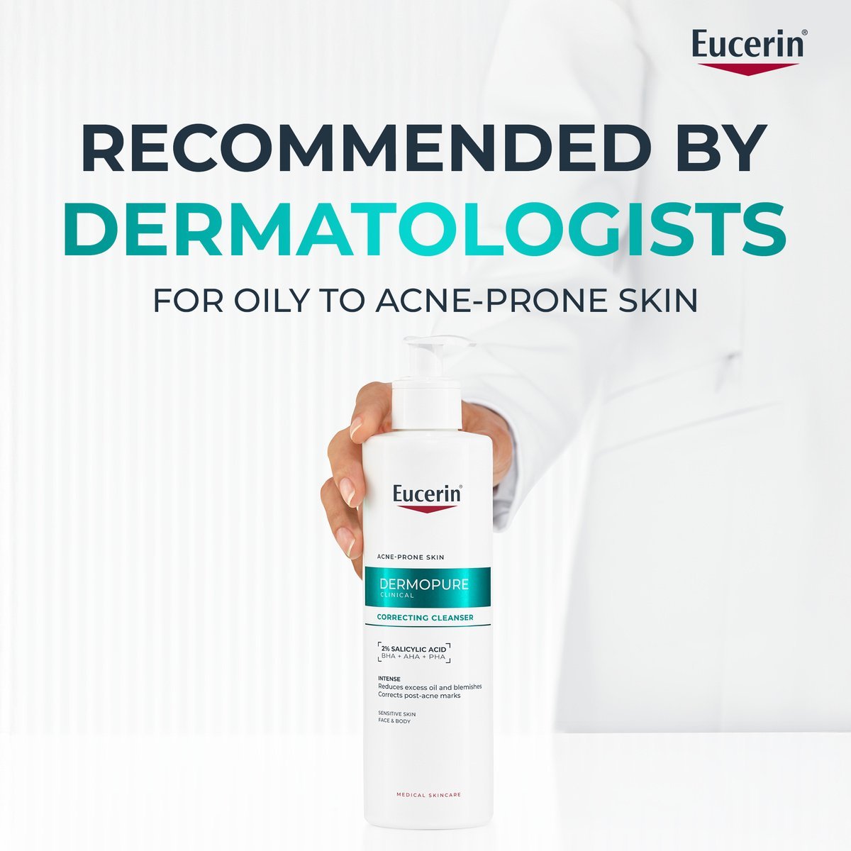 Eucerin DERMOPURE Clinical Correcting Cleanser Gel 400ml