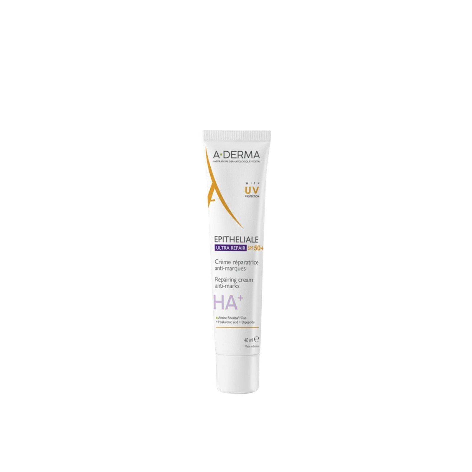 A-Derma Epitheliale Ultra Repair HA+ Anti-Marks Repairing Cream SPF50+ 40ml