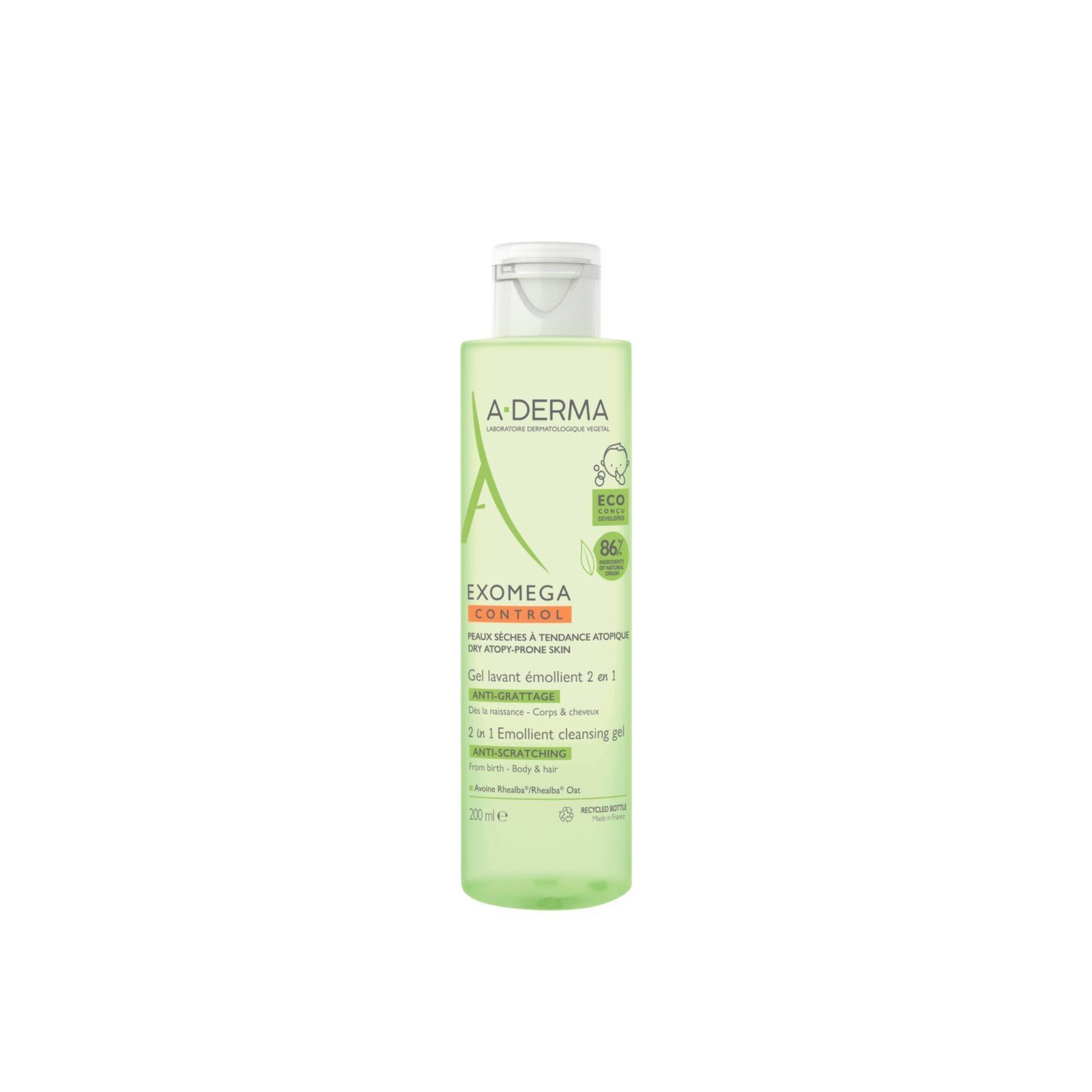 A-Derma Exomega Control Emollient Cleansing Gel