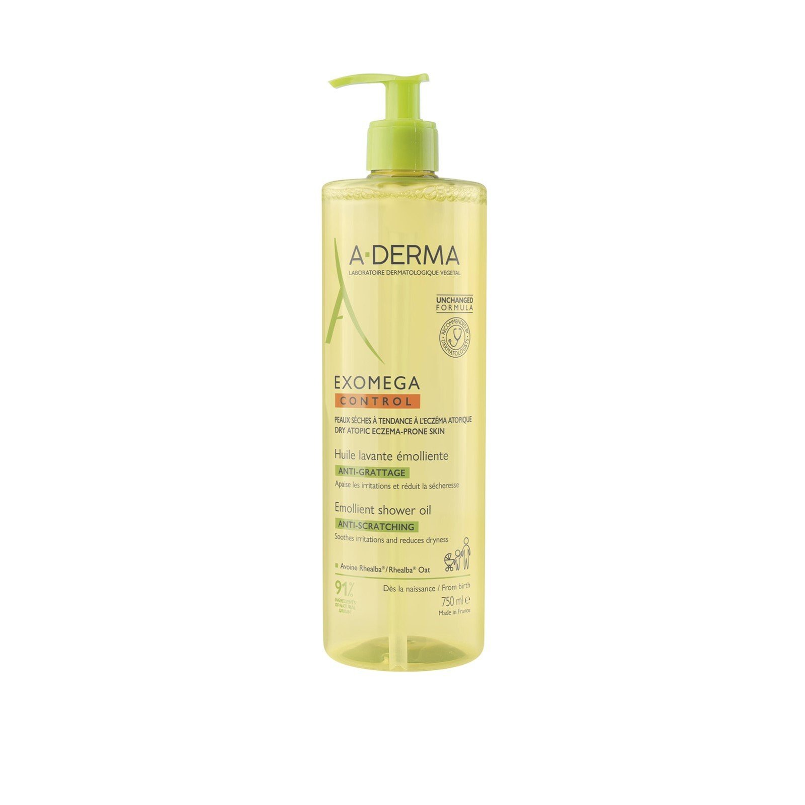 A-Derma Exomega Control Emollient Shower Oil