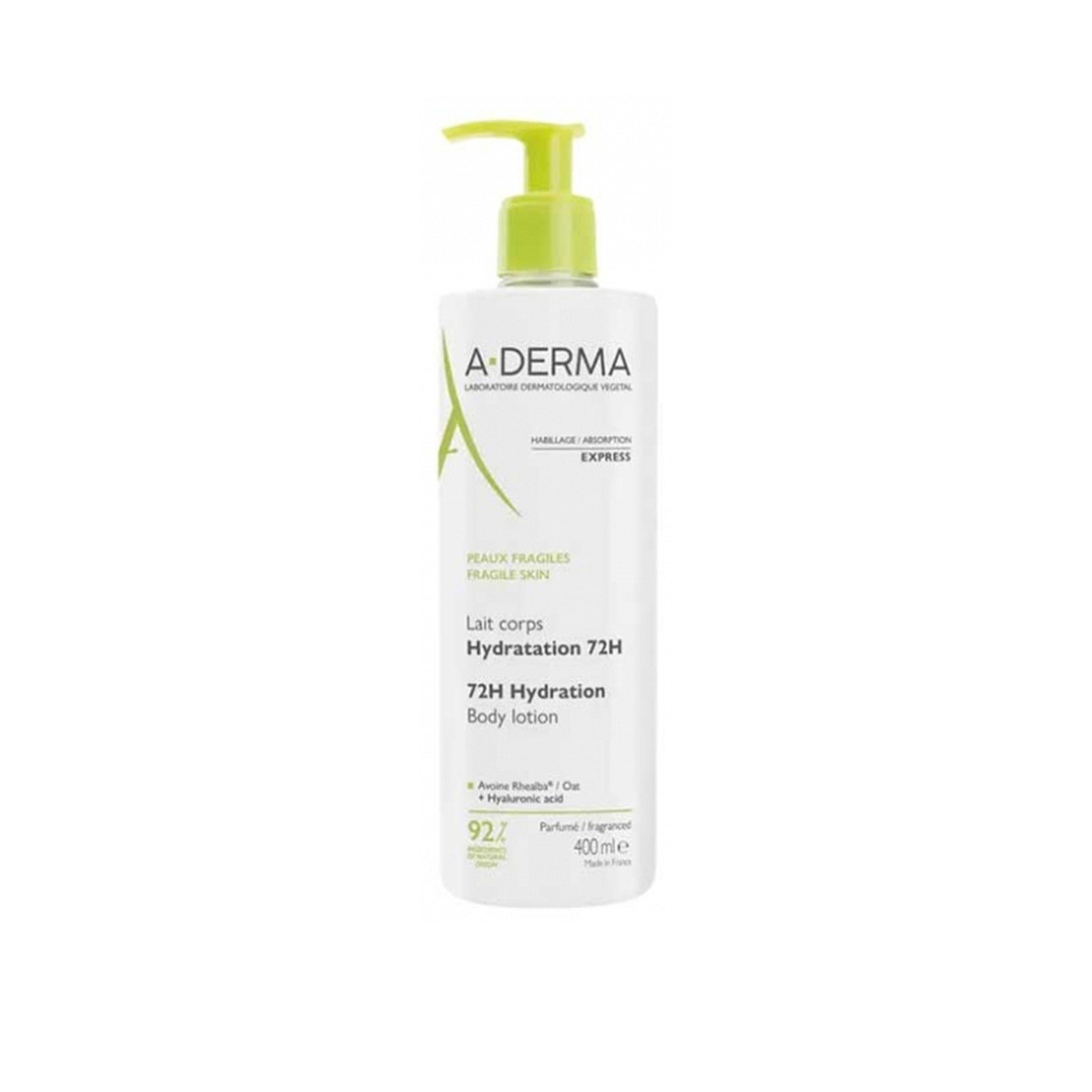 A-Derma 72h Hydration Body Lotion 400ml