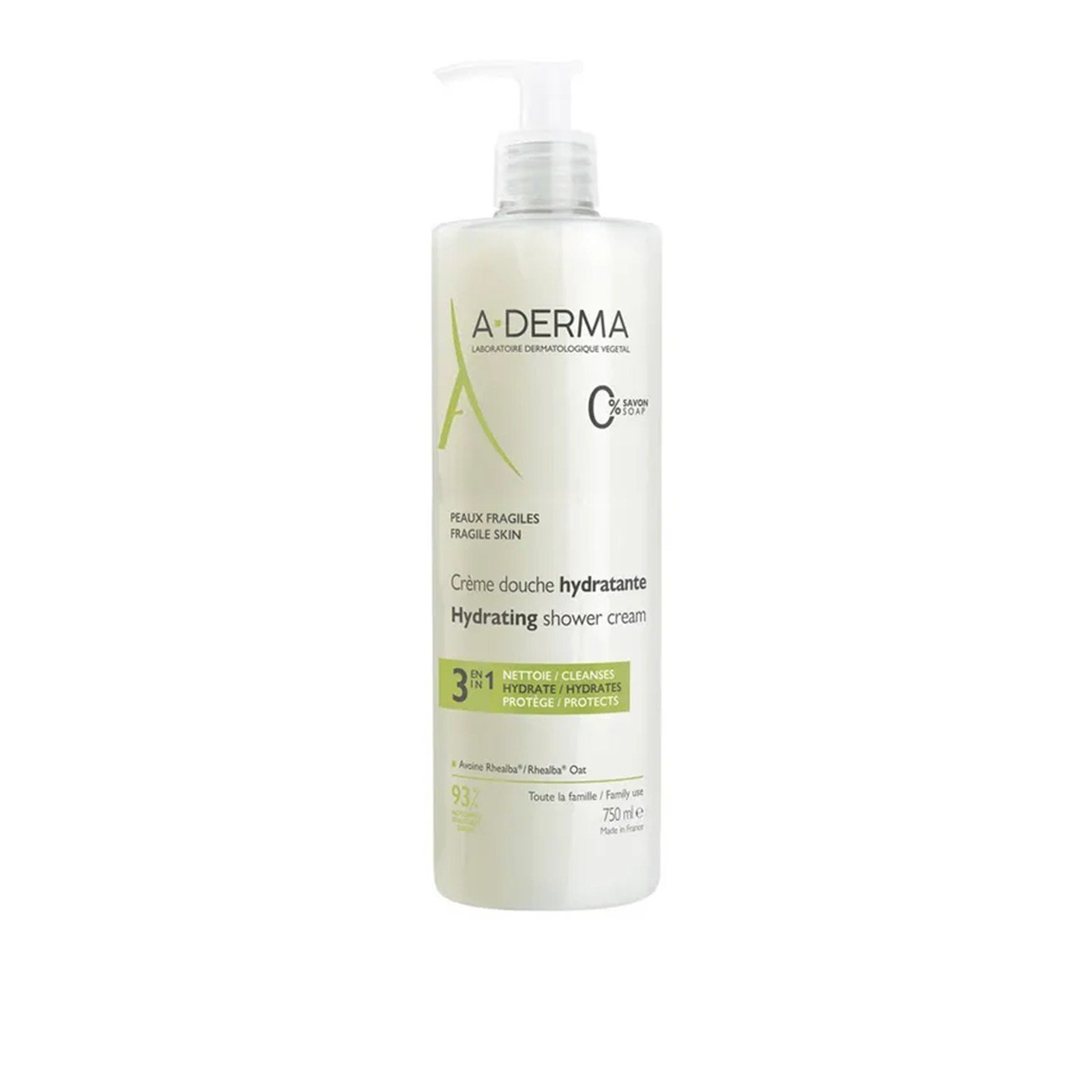 A-Derma 3-in-1 Hydrating Shower Cream