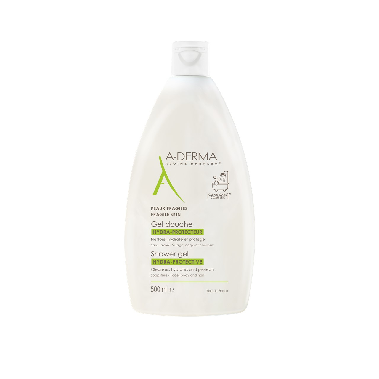 A-Derma Shower Gel Hydra-Protective 500ml (16.91fl oz)