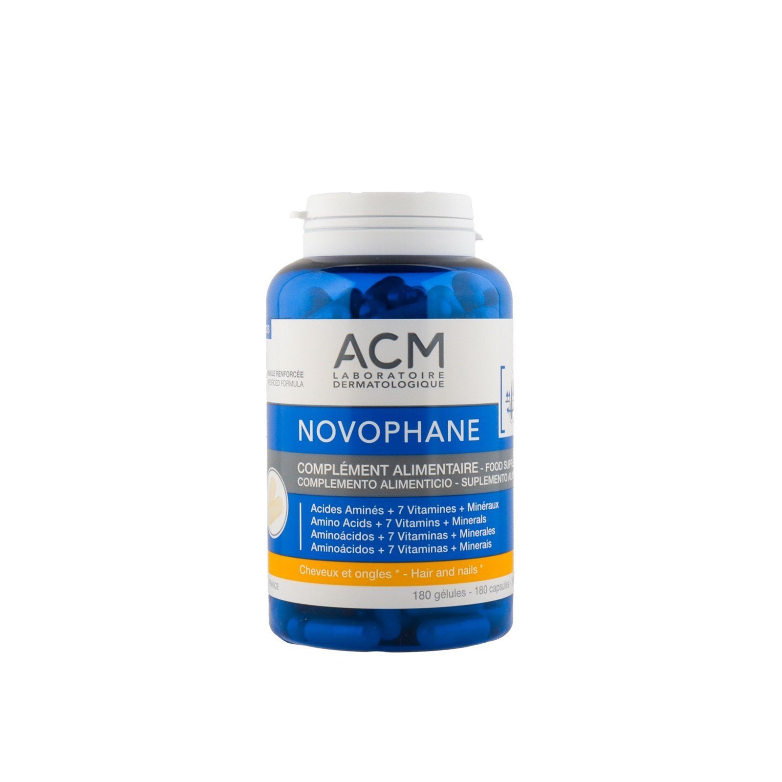 ACM Laboratoire Novophane Hair & Nails Food Supplement Capsules x180