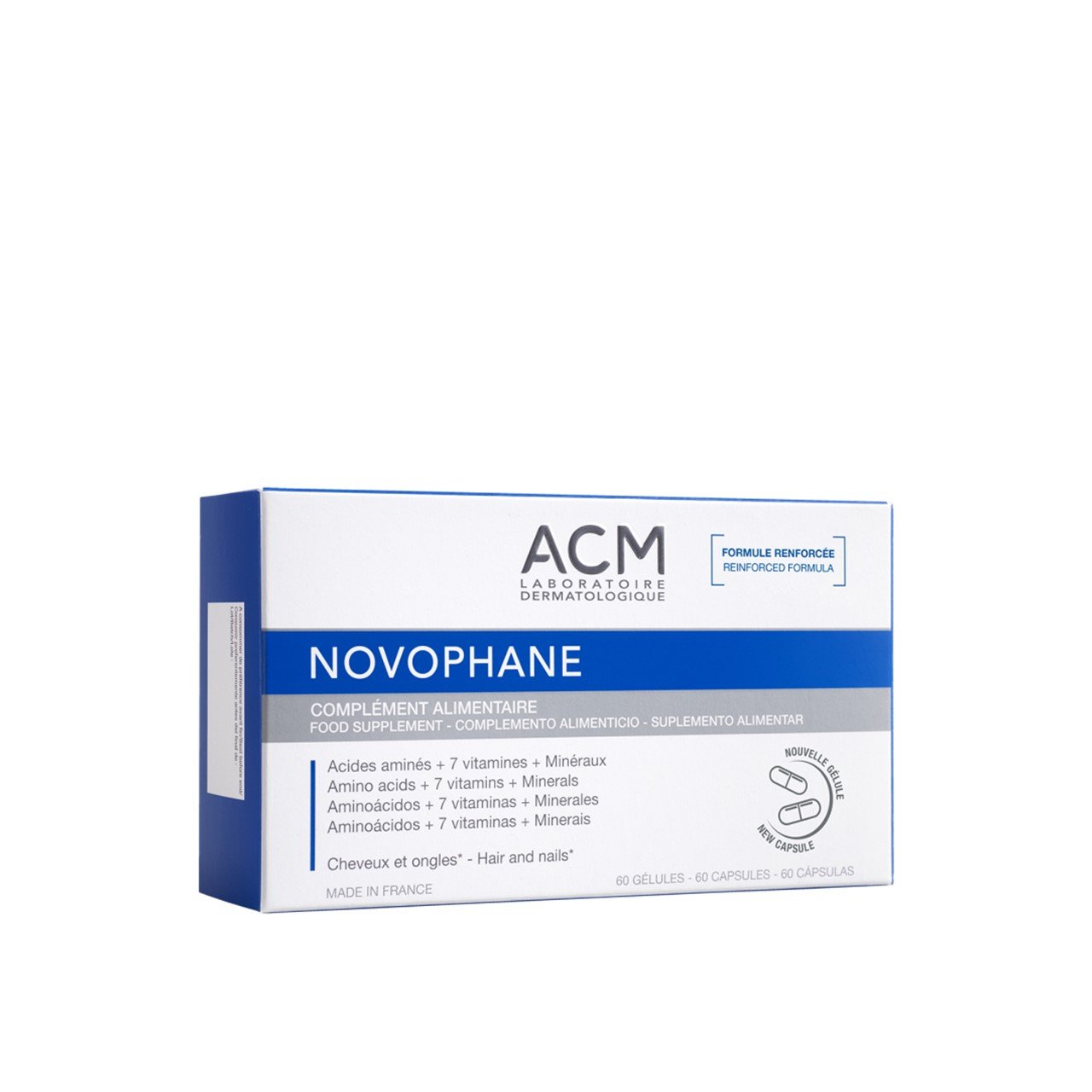 ACM Laboratoire Novophane Hair & Nails Food Supplement Capsules x60