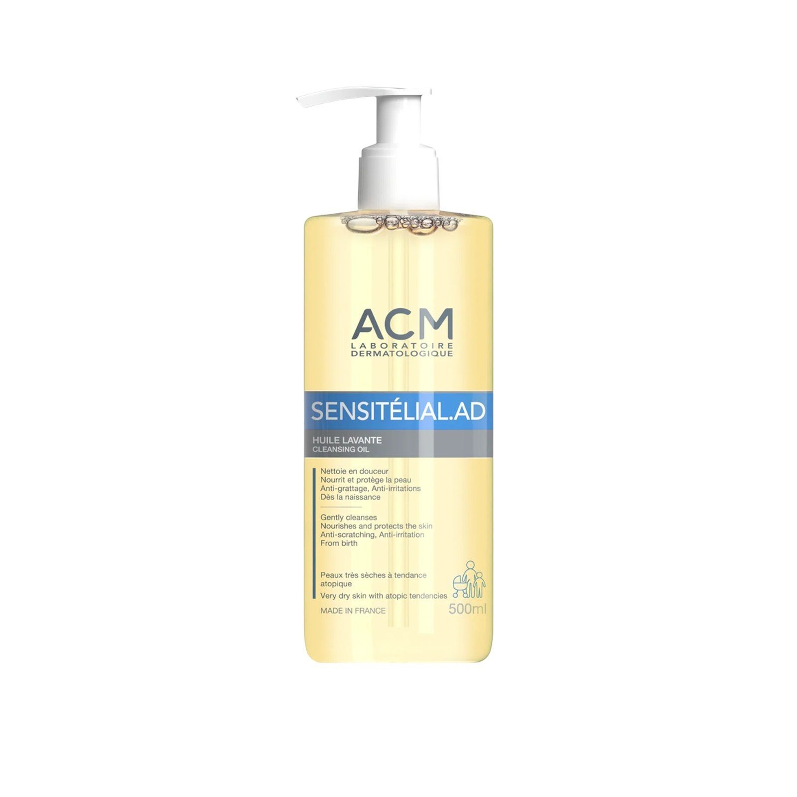 ACM Laboratoire Sensitélial.AD Cleansing Oil 500ml