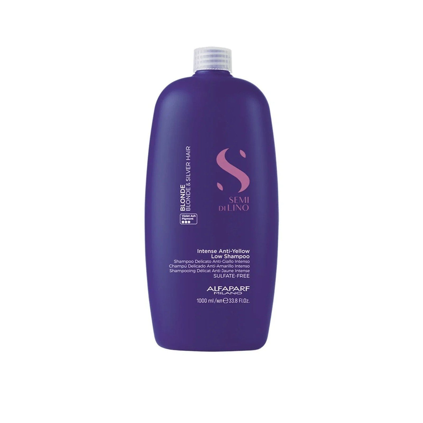 Alfaparf Milano Professional Semi Di Lino Blonde Intense Anti-Yellow Low Shampoo 1L