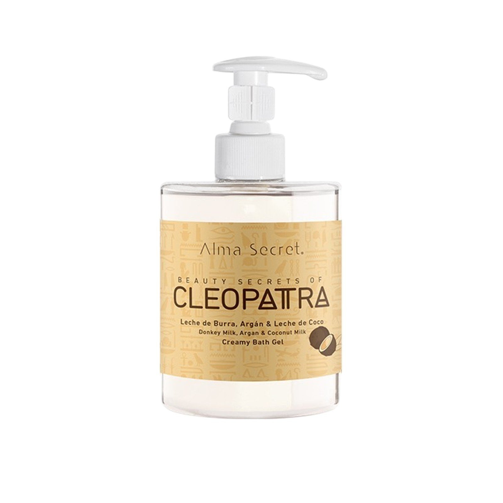 Alma Secret Cleopatra Donkey Milk, Argan & Coconut Milk Creamy Bath Gel 500ml