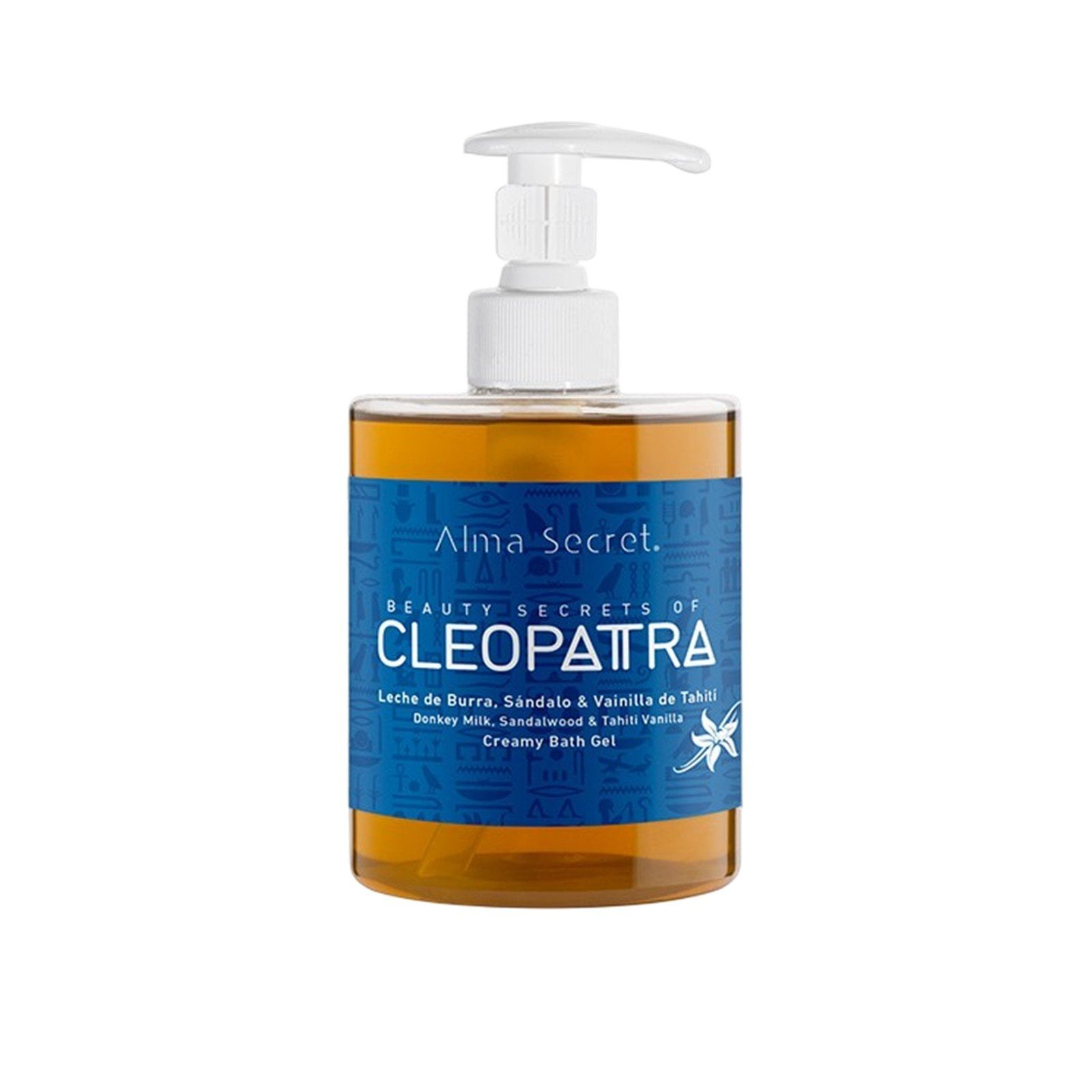 Alma Secret Cleopatra Donkey Milk, Sandalwood & Tahiti Vanilla Creamy Bath Gel 500ml