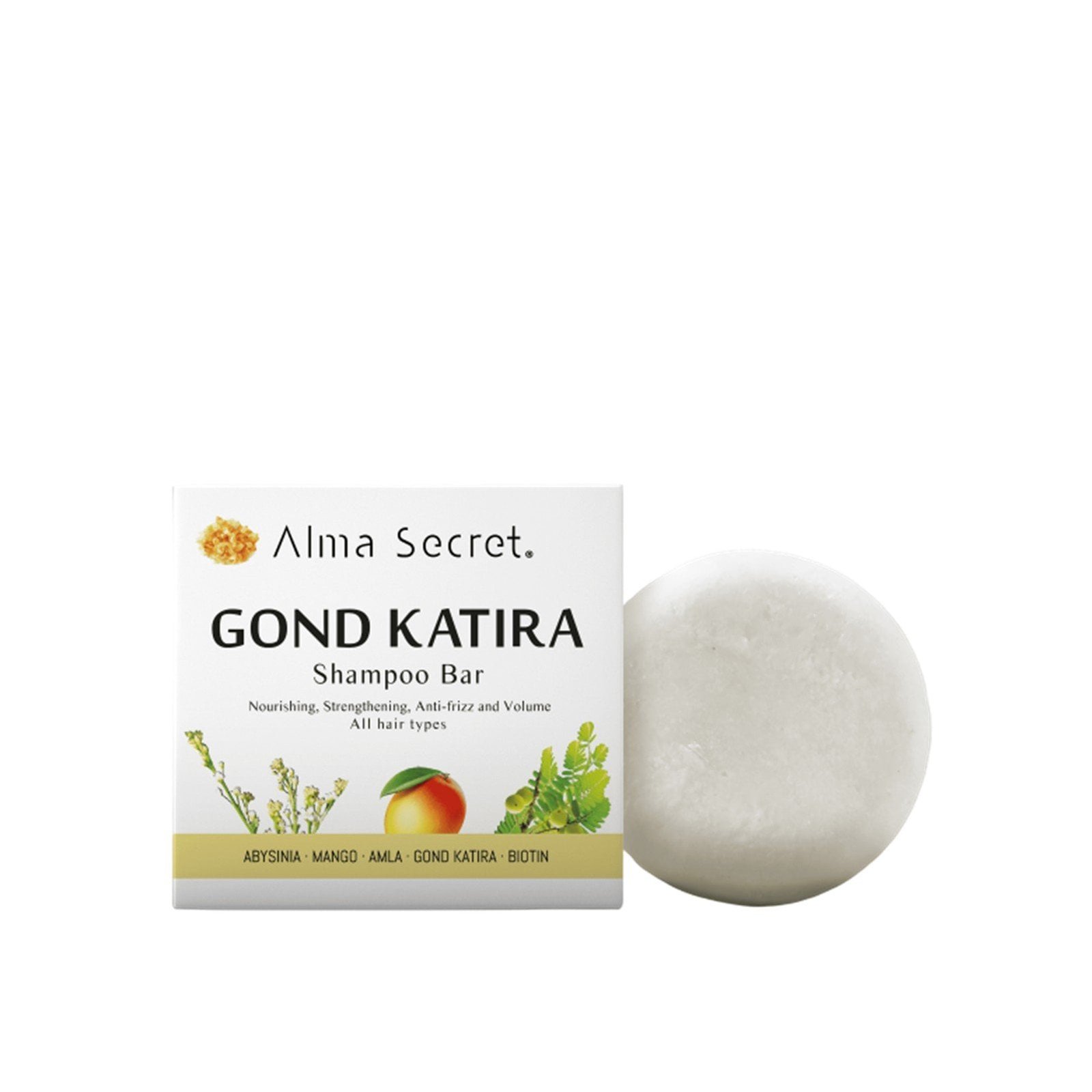Alma Secret Gond Katira Shampoo Bar 85g