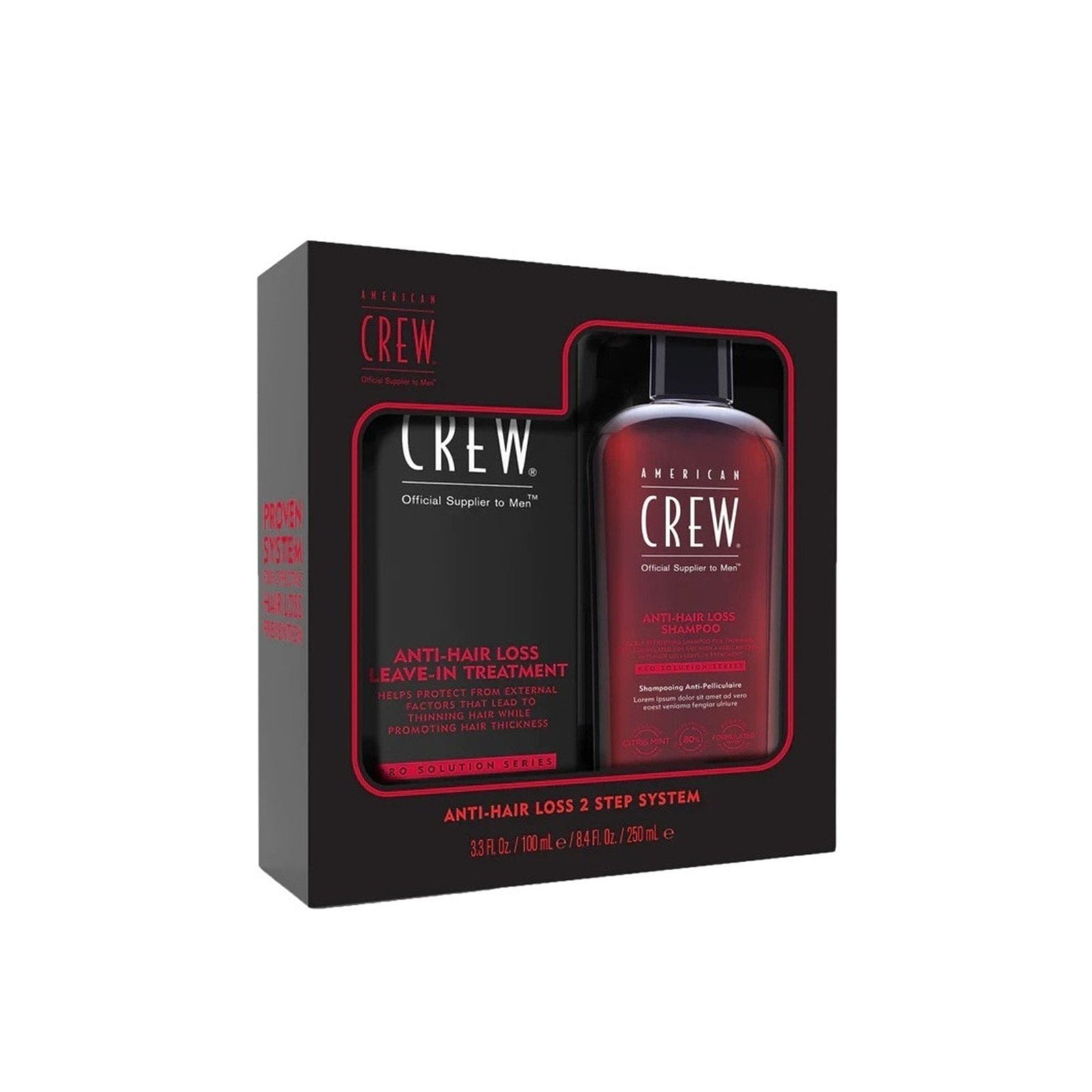 American Crew Anti-Hair Loss 2 Step System Set