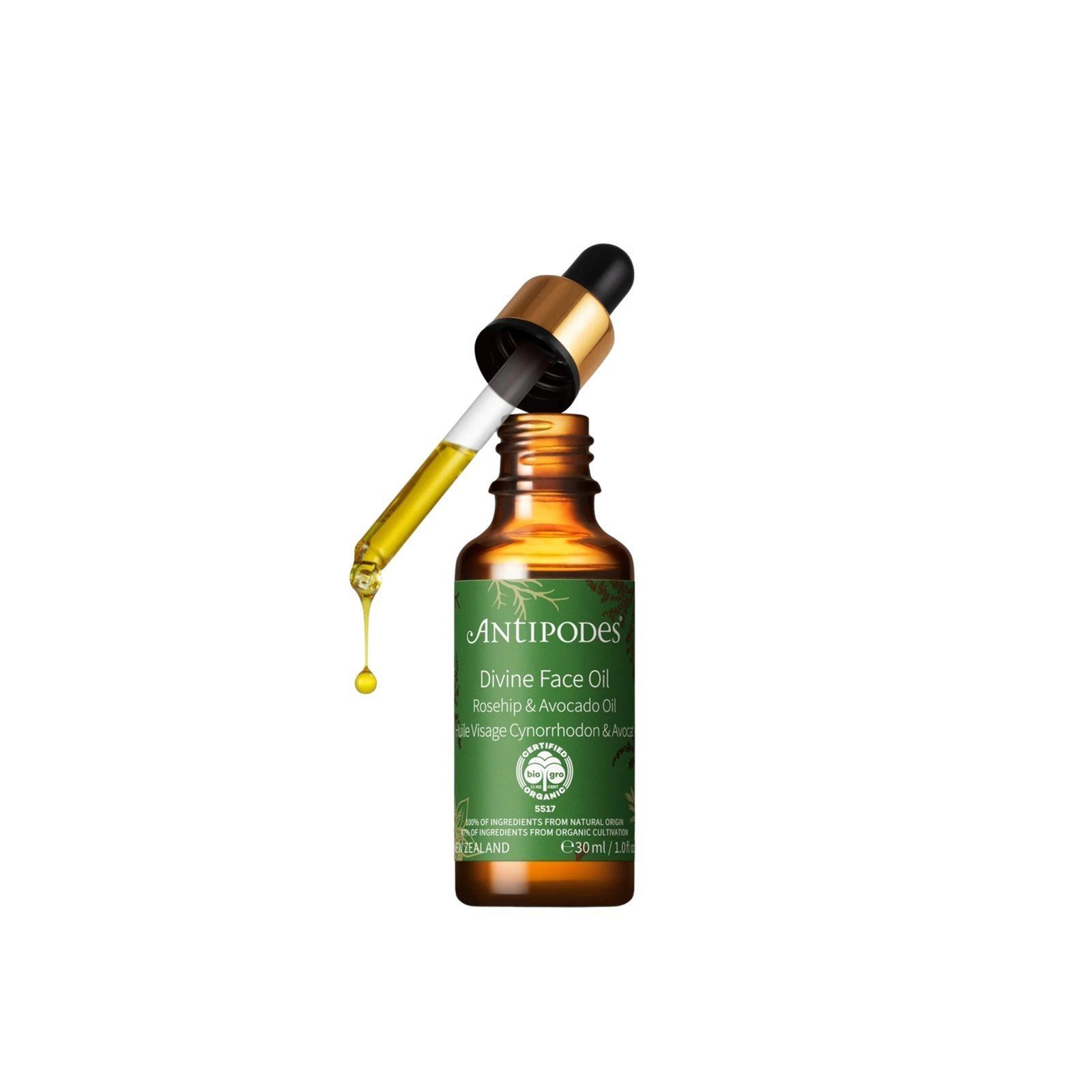 Antipodes Divine Face Oil Rosehip & Avocado Oil 30ml