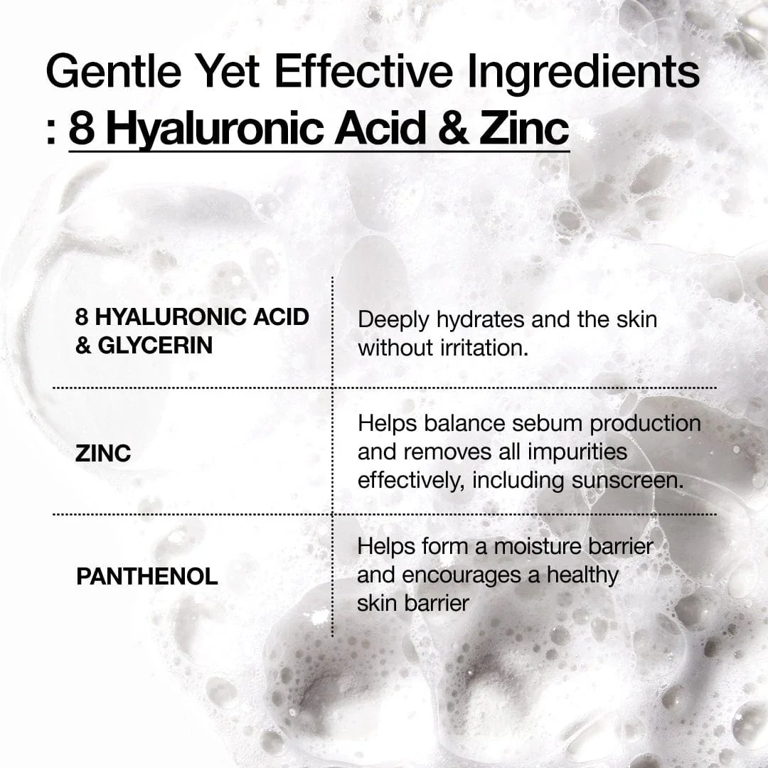 Anua 8 Acido Ialuronico Detergente Delicato Idratante in Schiuma 150ml
