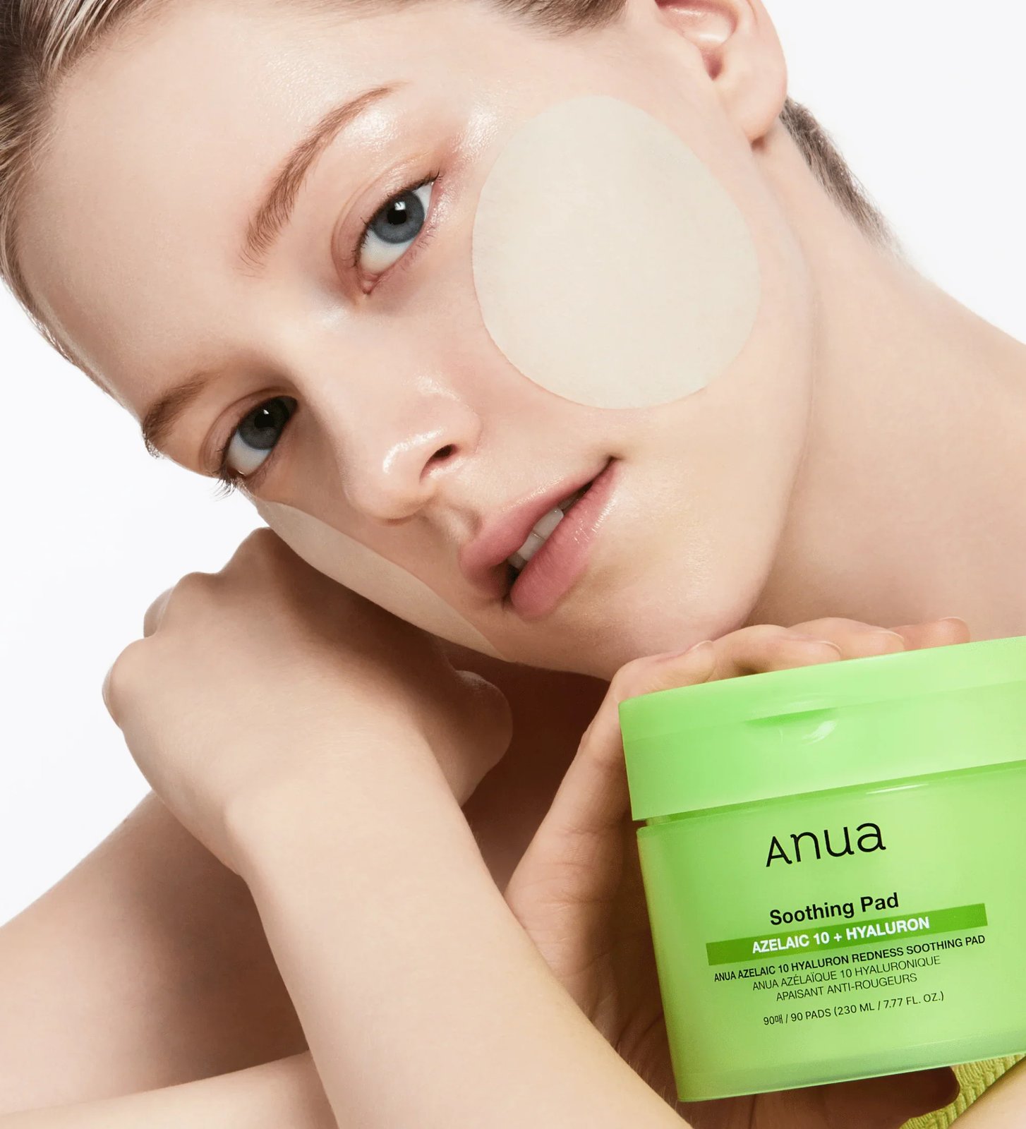 Anua Azelaic 10 Hyaluron Redness Soothing Pad x90 USA
