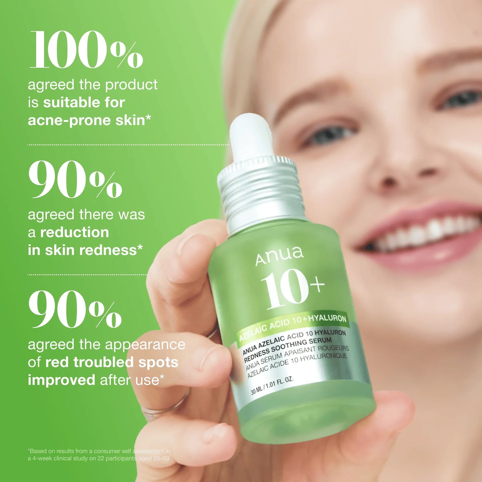 Anua Azelaic Acid 10 Hyaluron Redness Rauhoittava Seerumi 30ml