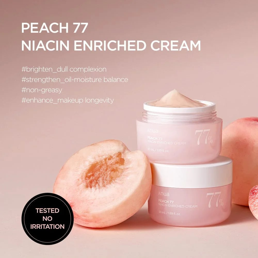 Anua Peach 77% Niacin Enriched Cream 50ml