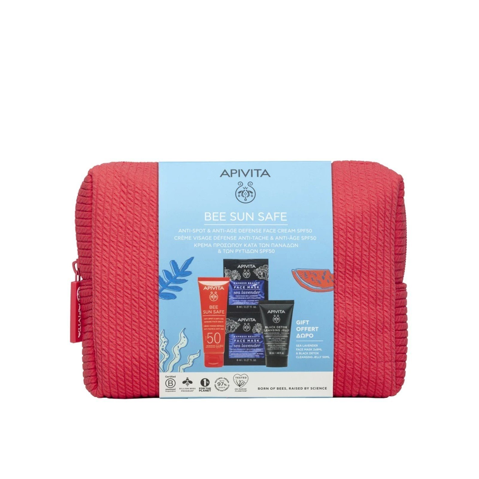 APIVITA Bee Sun Safe Anti-Spot & Anti-Age Defense Face Cream SPF50 Set