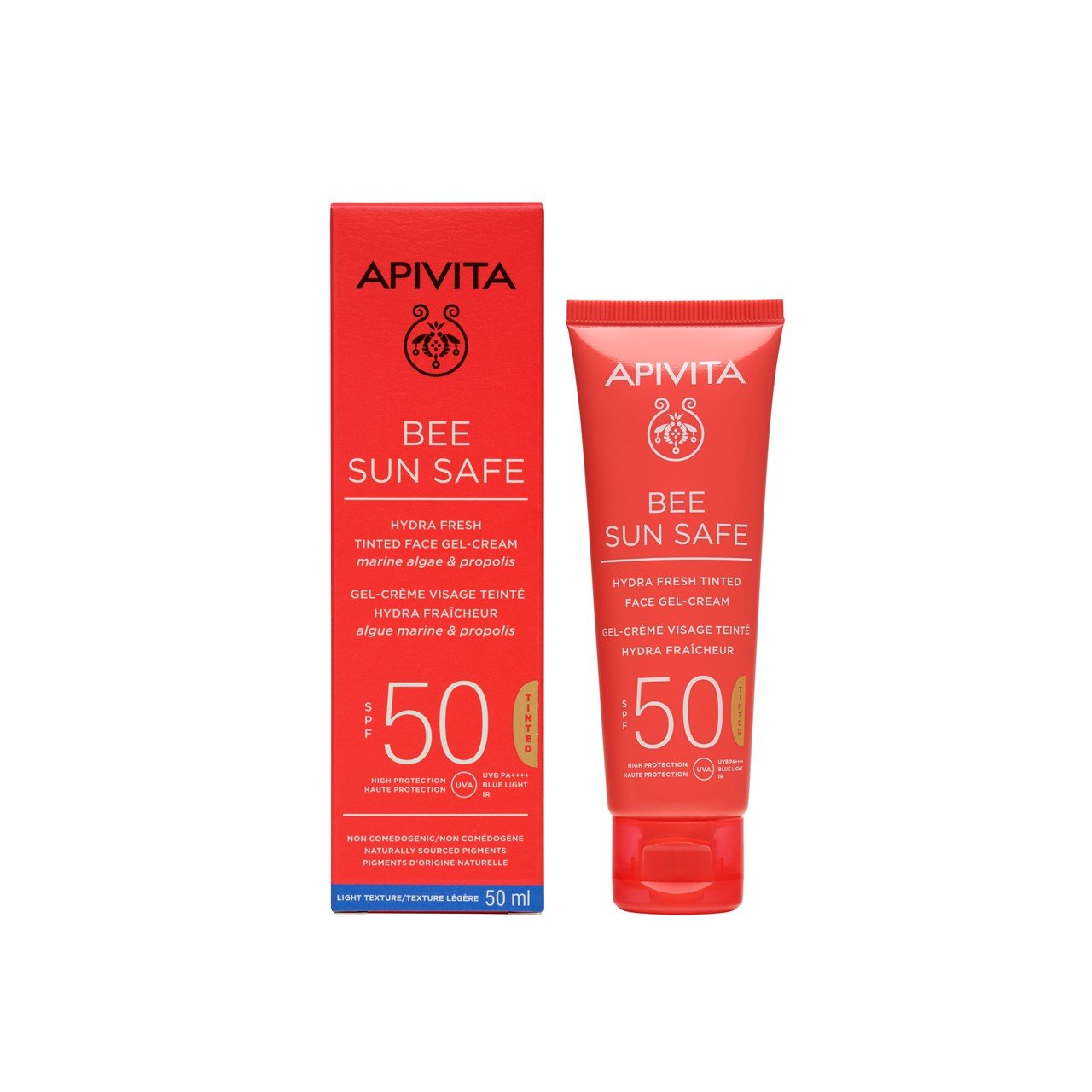 APIVITA Bee Sun Safe Hydra Fresh Tinted Face Gel-Cream SPF50 50ml