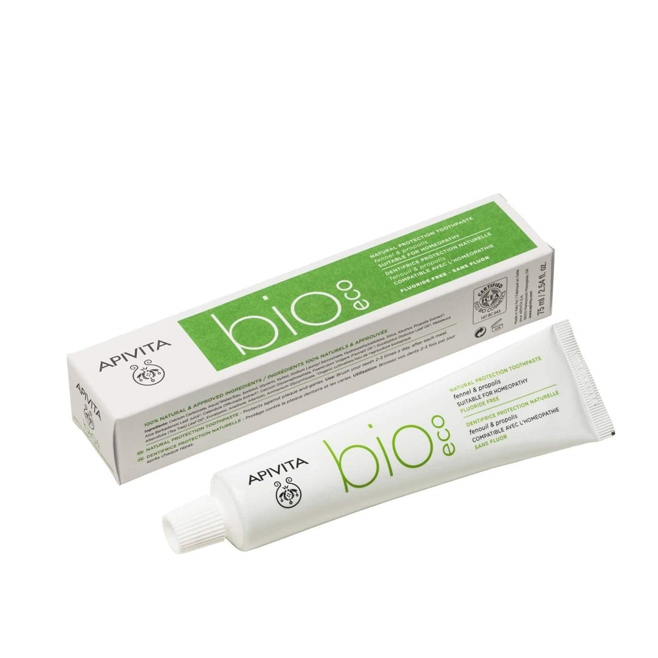 APIVITA Dental Care Bio-Eco Natural Protection Toothpaste 75ml