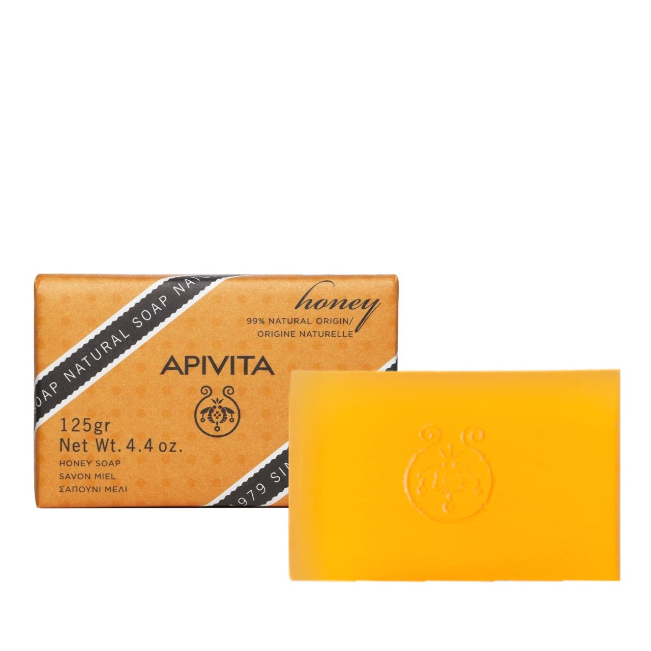 APIVITA Natural Soap with Honey 125g (4.41oz)