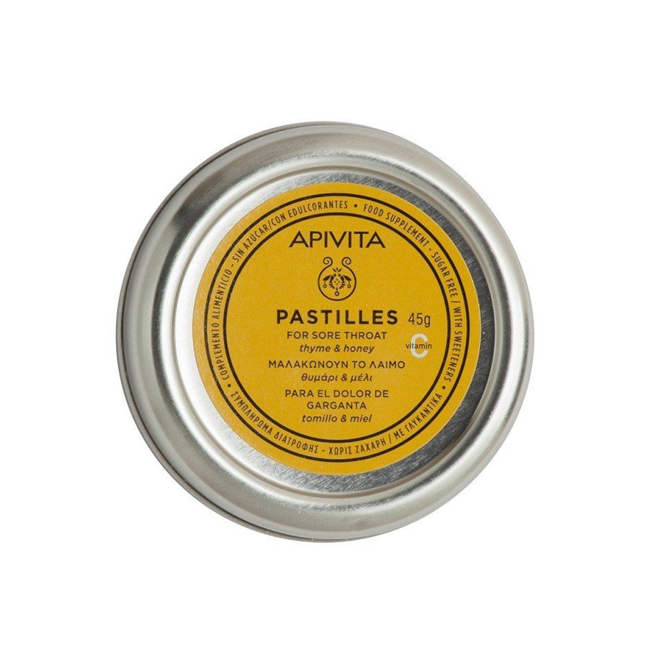 APIVITA Pastilles Thyme & Honey 45g