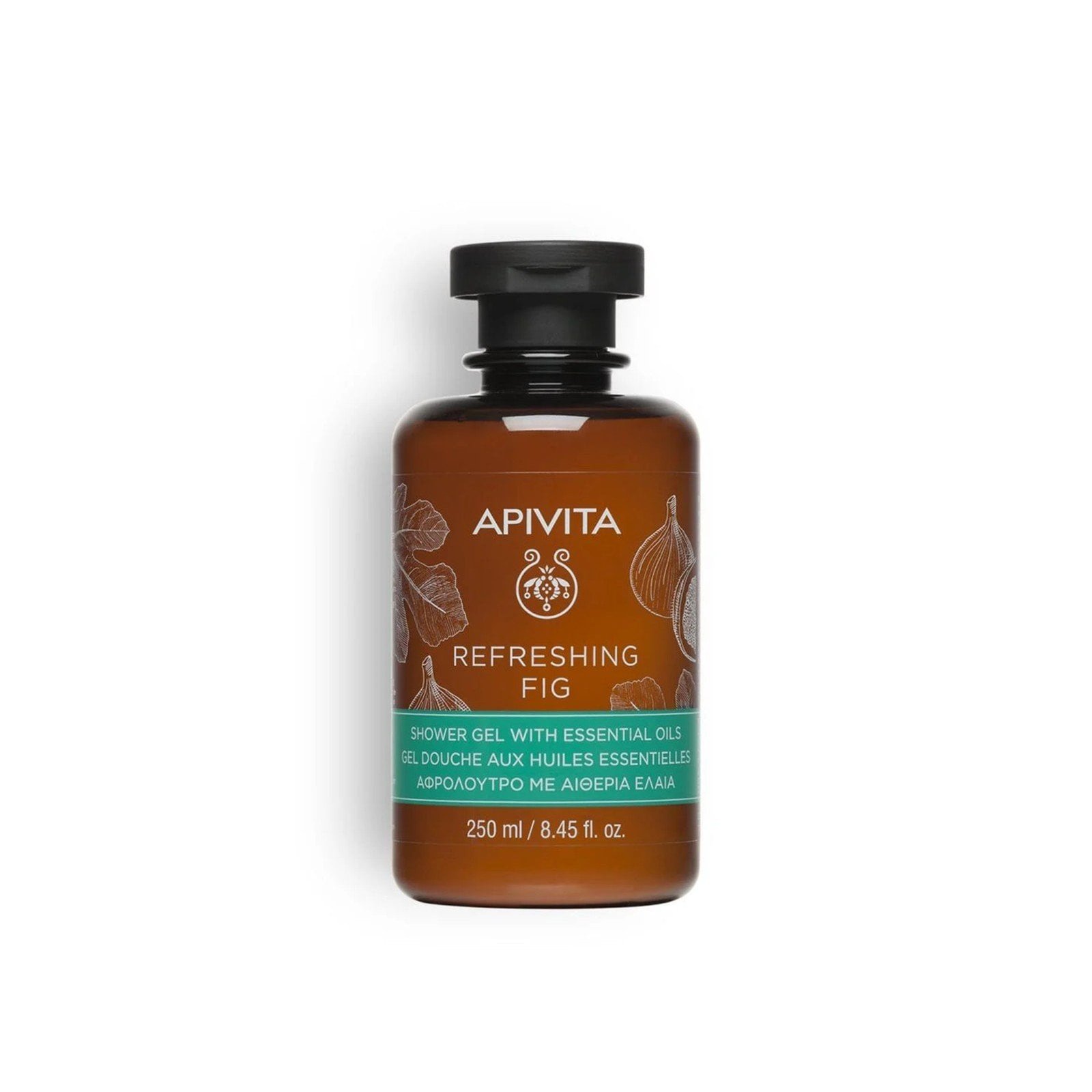 APIVITA Refreshing Fig Shower Gel with Essential Oils 250ml