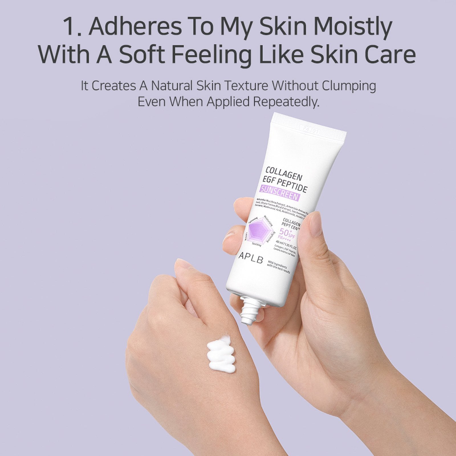 APLB Collagen EGF Peptide Sunscreen SPF50+ 40ml (1.35floz)