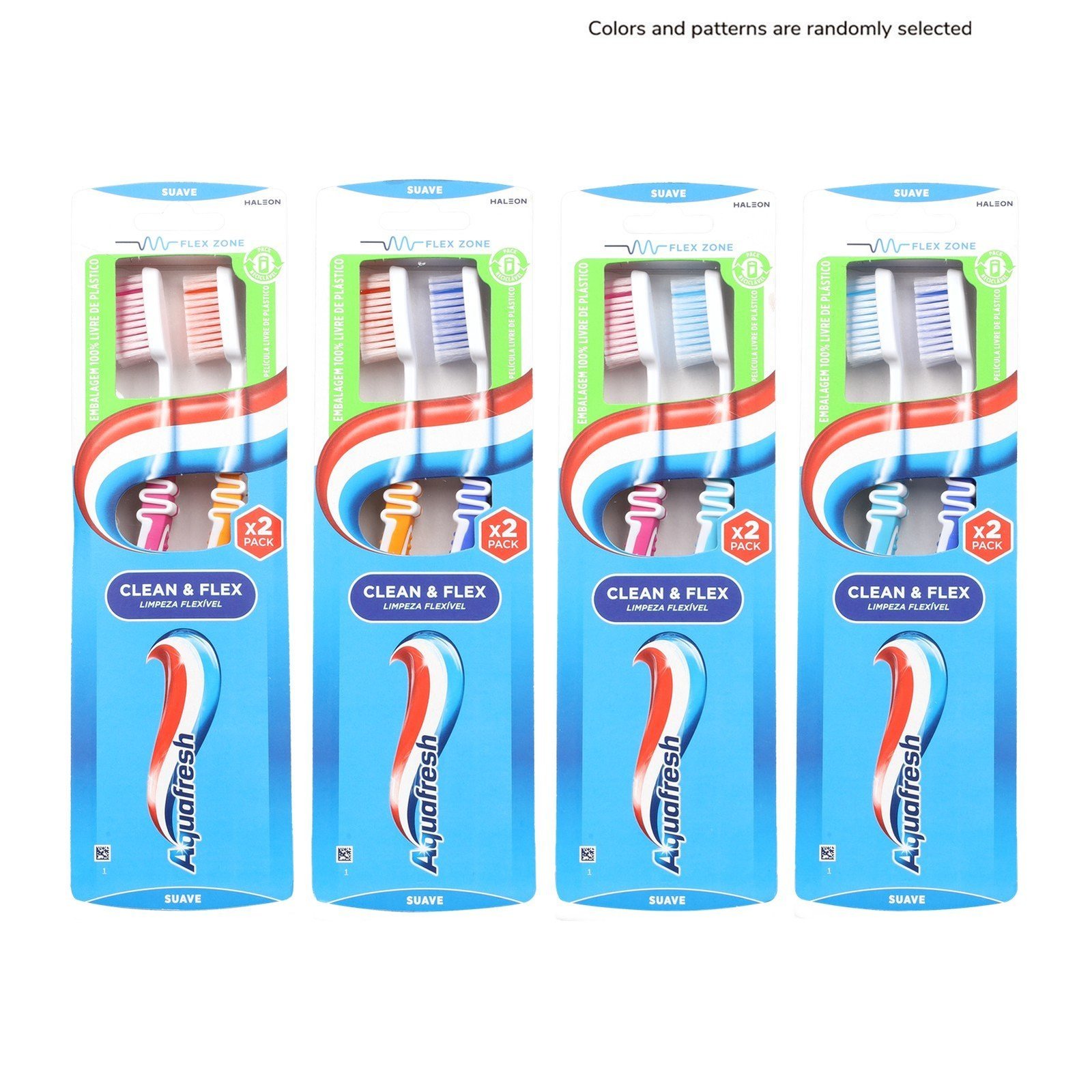 Aquafresh Clean & Flex Soft Toothbrush x2
