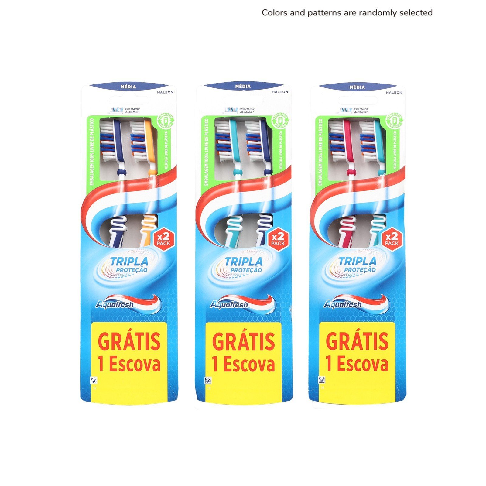 Aquafresh Triple Protection Medium Toothbrush x2 قطر