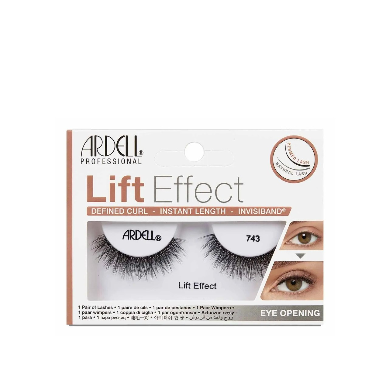 Ardell Lift Effect Lashes 743 x1 Pair