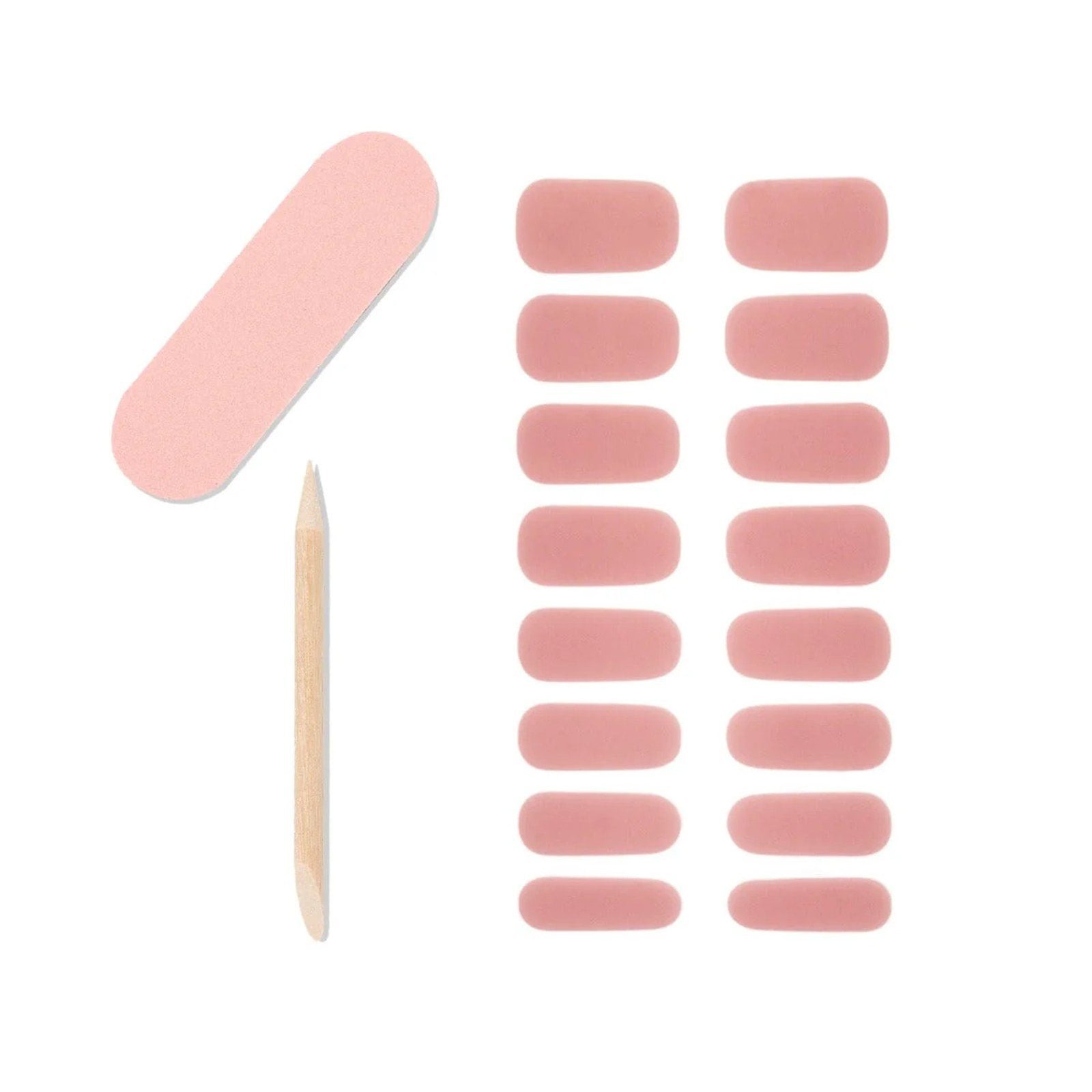 Ardell Nail Addict Gel Nail Strips Mocha Latte x16