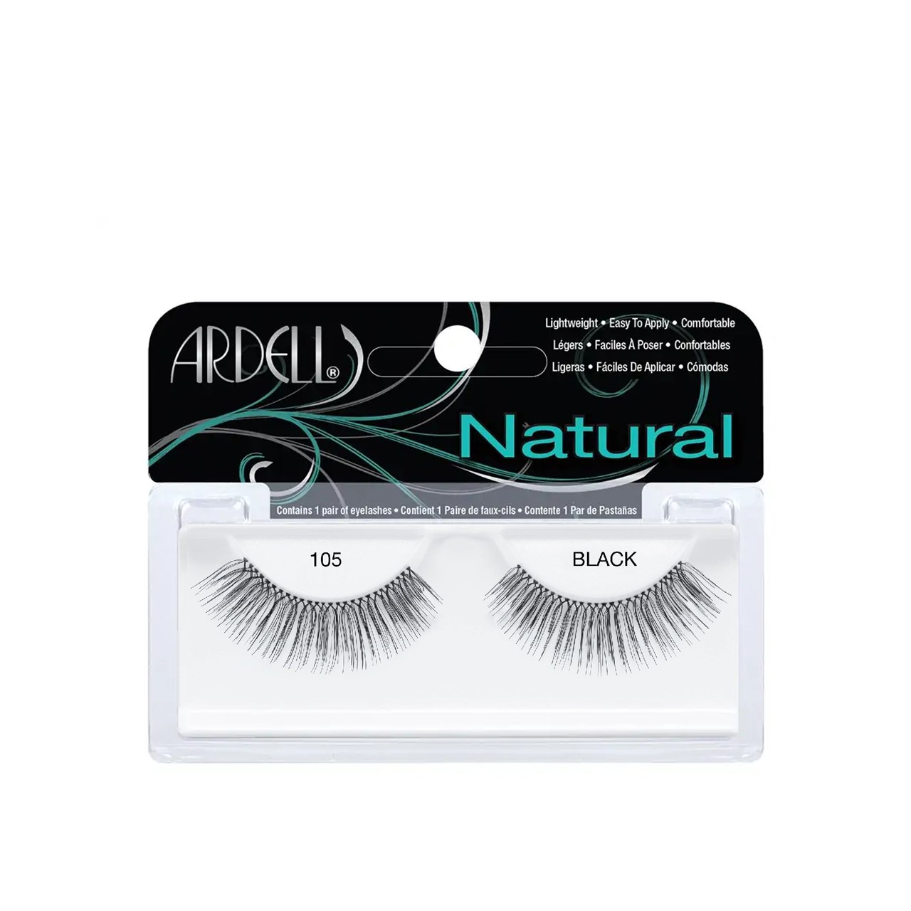 Ardell Natural Lashes 105 Black x1 Pair