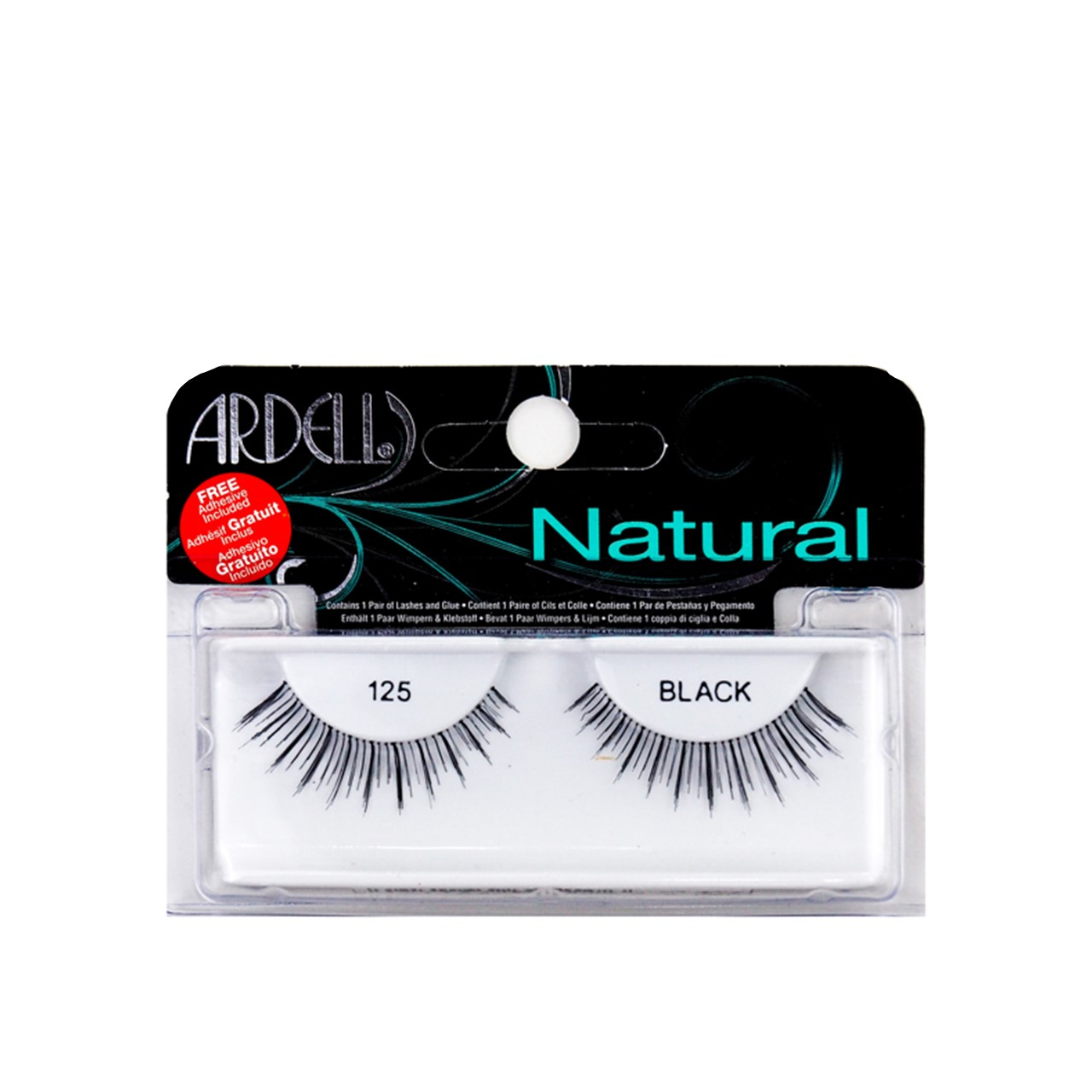 Ardell Natural Lashes 125 Black x1 Pair