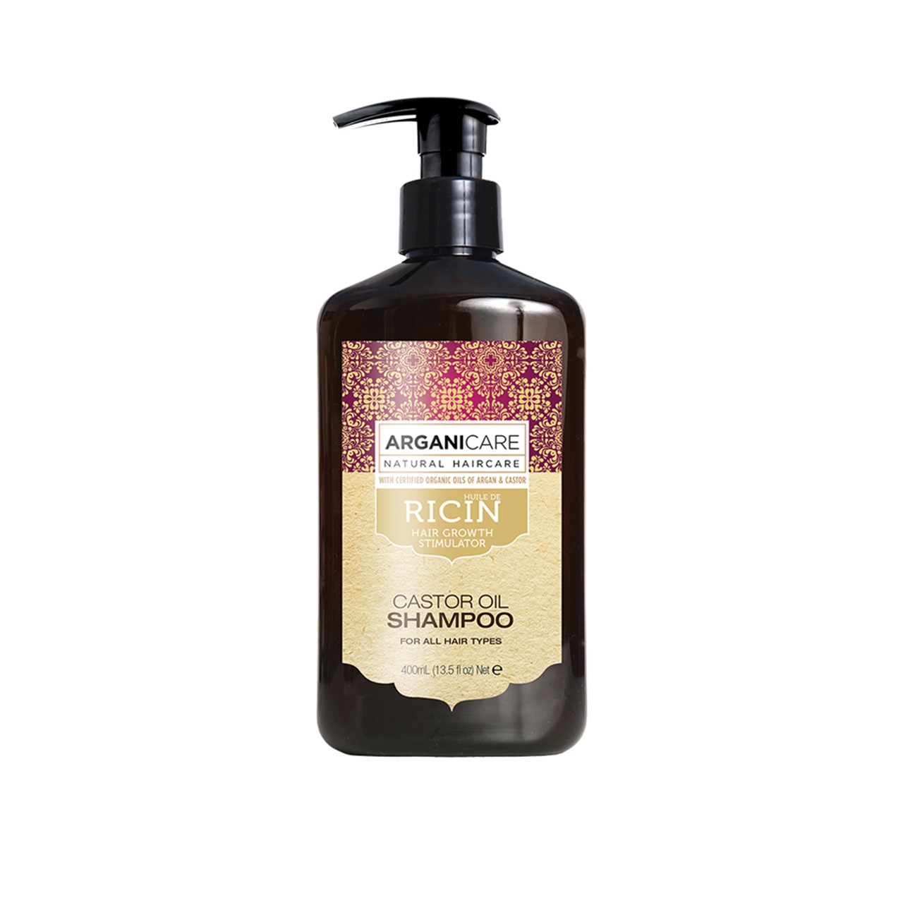 Arganicare Castor Oil Shampoo 400ml (13.5fl.oz.)