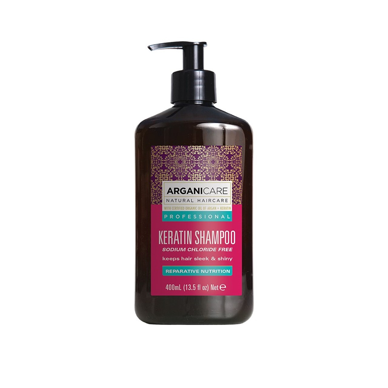 Arganicare Keratin Shampoo 400ml (13.5 fl oz)
