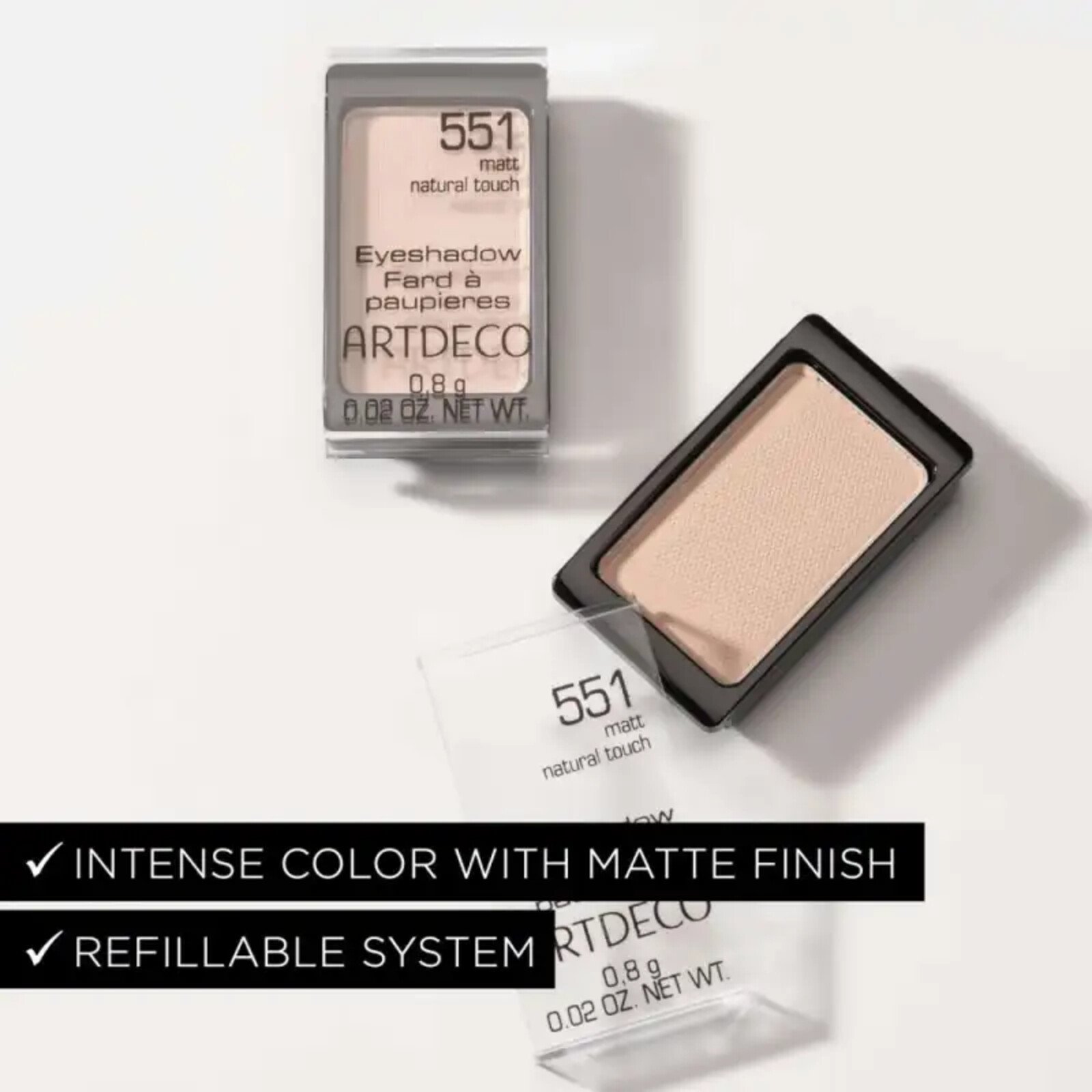 Artdeco Eyeshadow Matt 512 Matt White  0.8g