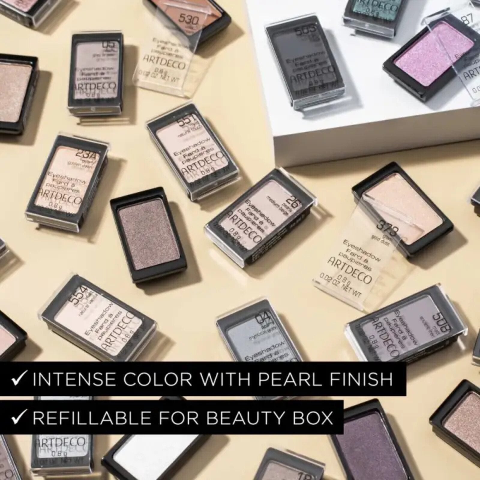 Artdeco Eyeshadow Pearl 10 Pearly White 0.8g