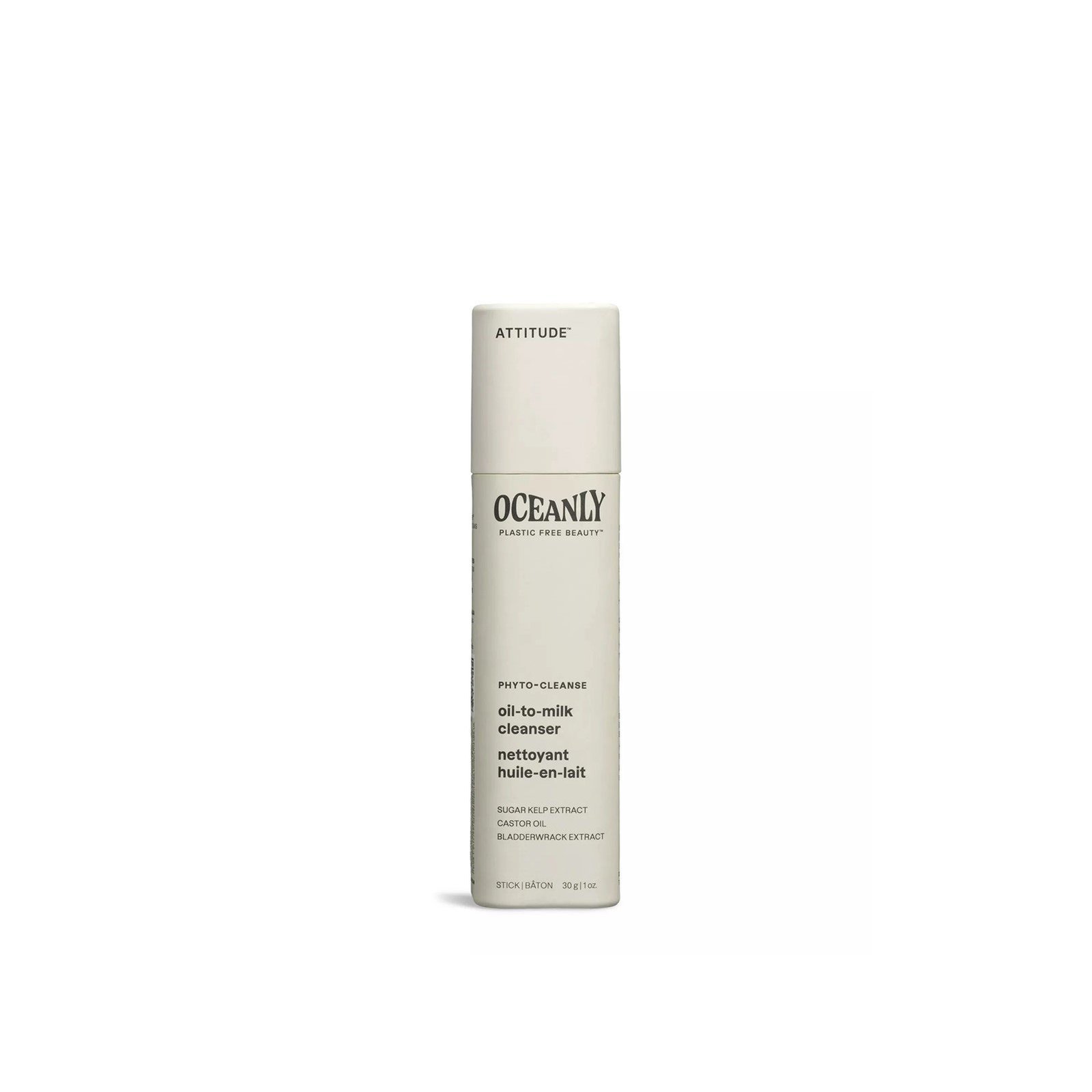 ATTITUDE Oceanly Phyto-Cleanse Oil-to-Milk Cleanser Stick 30g