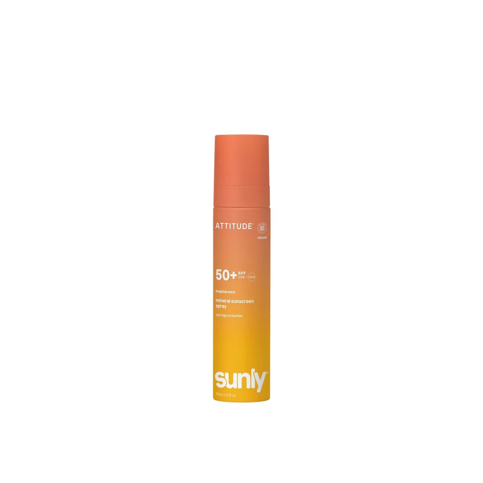 ATTITUDE Sunly Spray Solar Mineral SPF50+ Tropical Coco 75ml