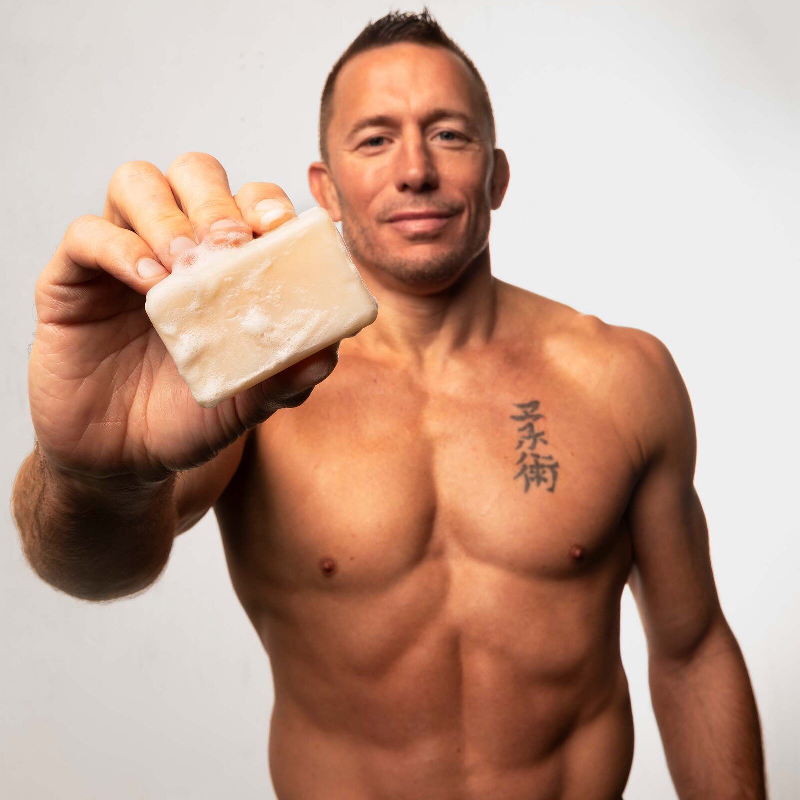 ATTITUDE Super Leaves Men Body Soap Matcha & Bergamot 113g