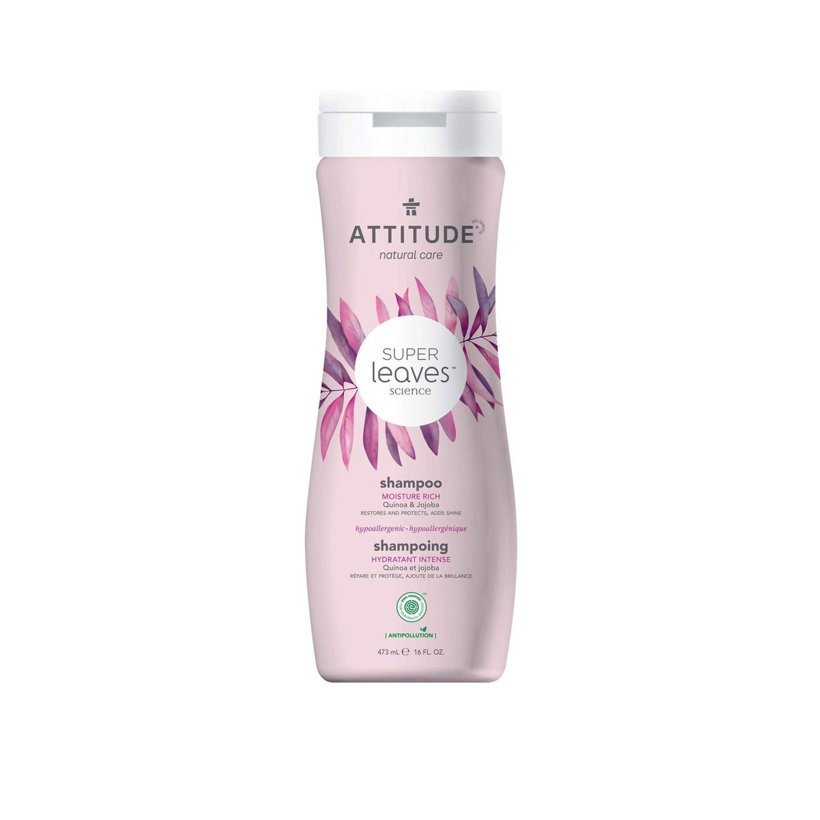 ATTITUDE Super Leaves Science Moisture Rich Shampoo 473ml (16floz)