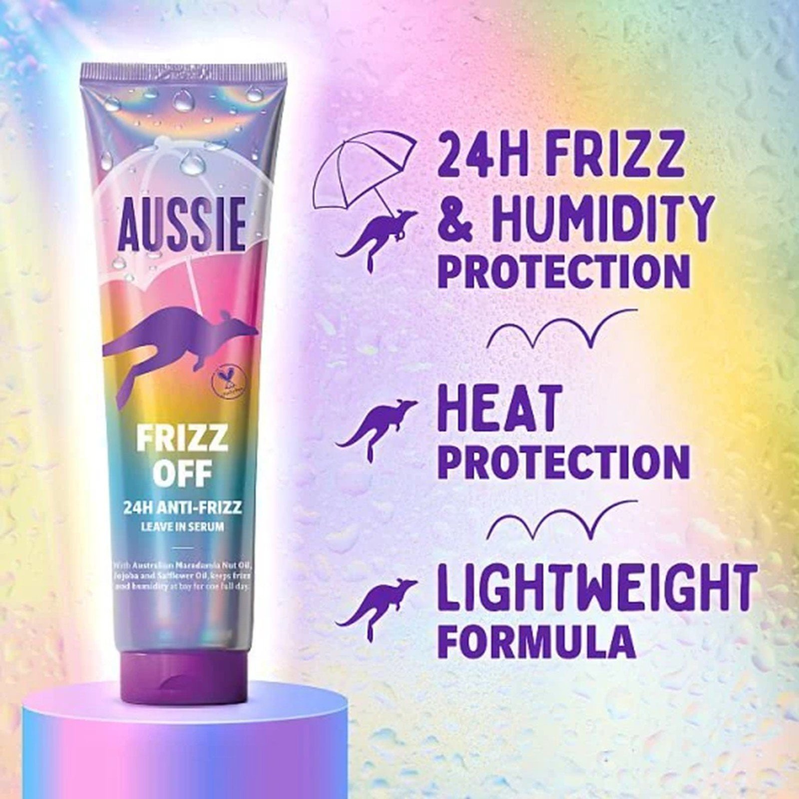 Aussie Frizz Off 24h Anti-Frizz Leave In Serum 160ml