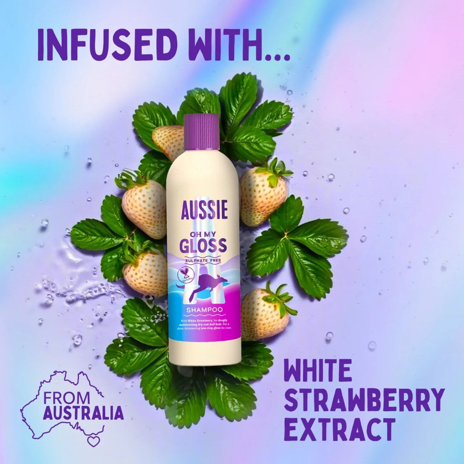 Aussie Oh My Gloss Shampoo 300ml