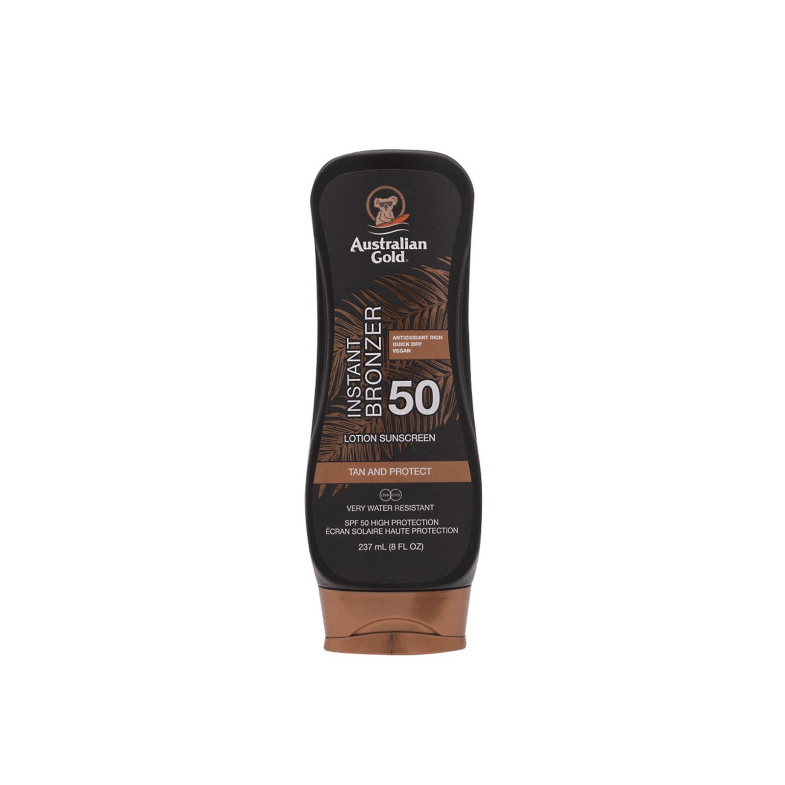 Australian Gold Lotion Sunscreen With Instant Bronzer SPF50 237ml