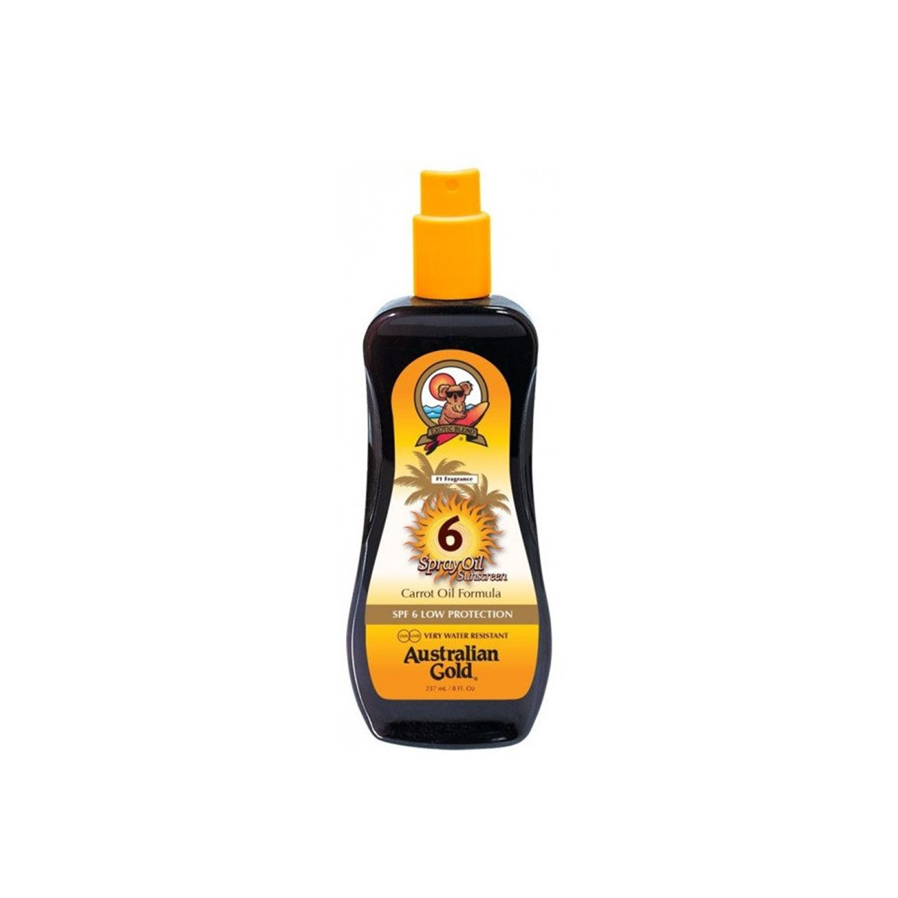 Australian Gold Spray Oil Sunscreen Carrot Oil Formula SPF6 237ml (8.01fl oz)