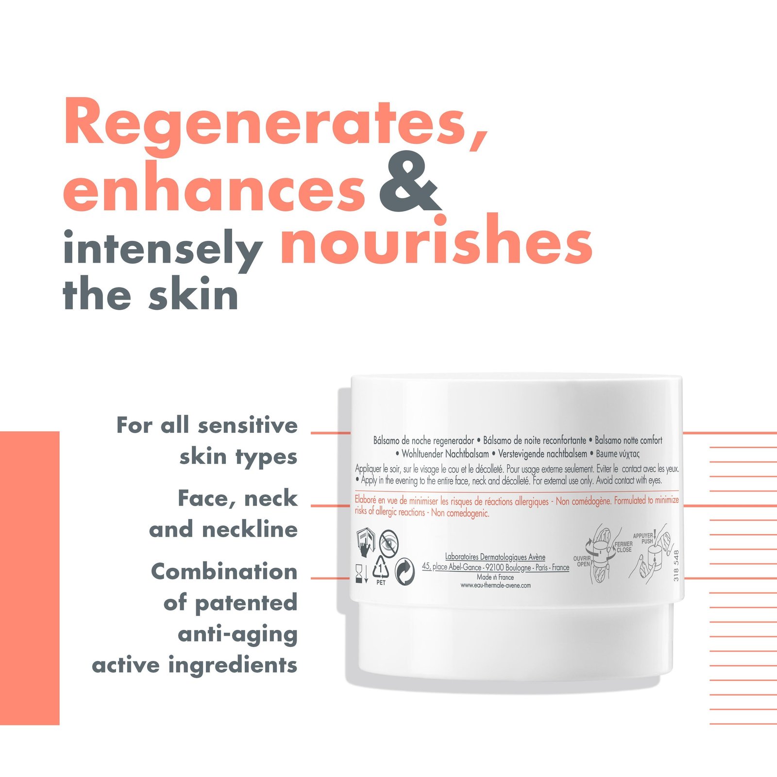 Avène Dermabsolu Comforting Night Balm 40ml